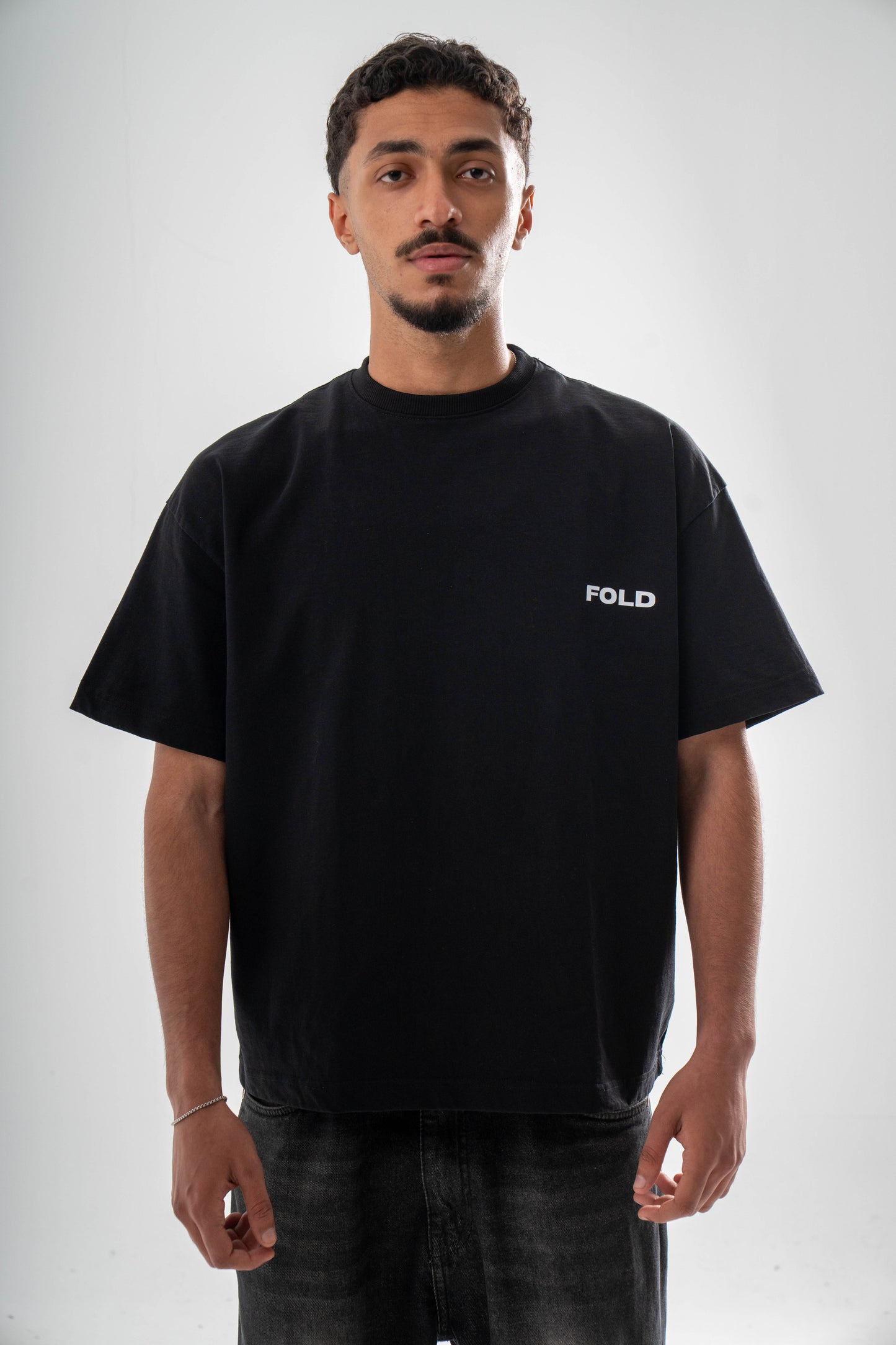 black tee