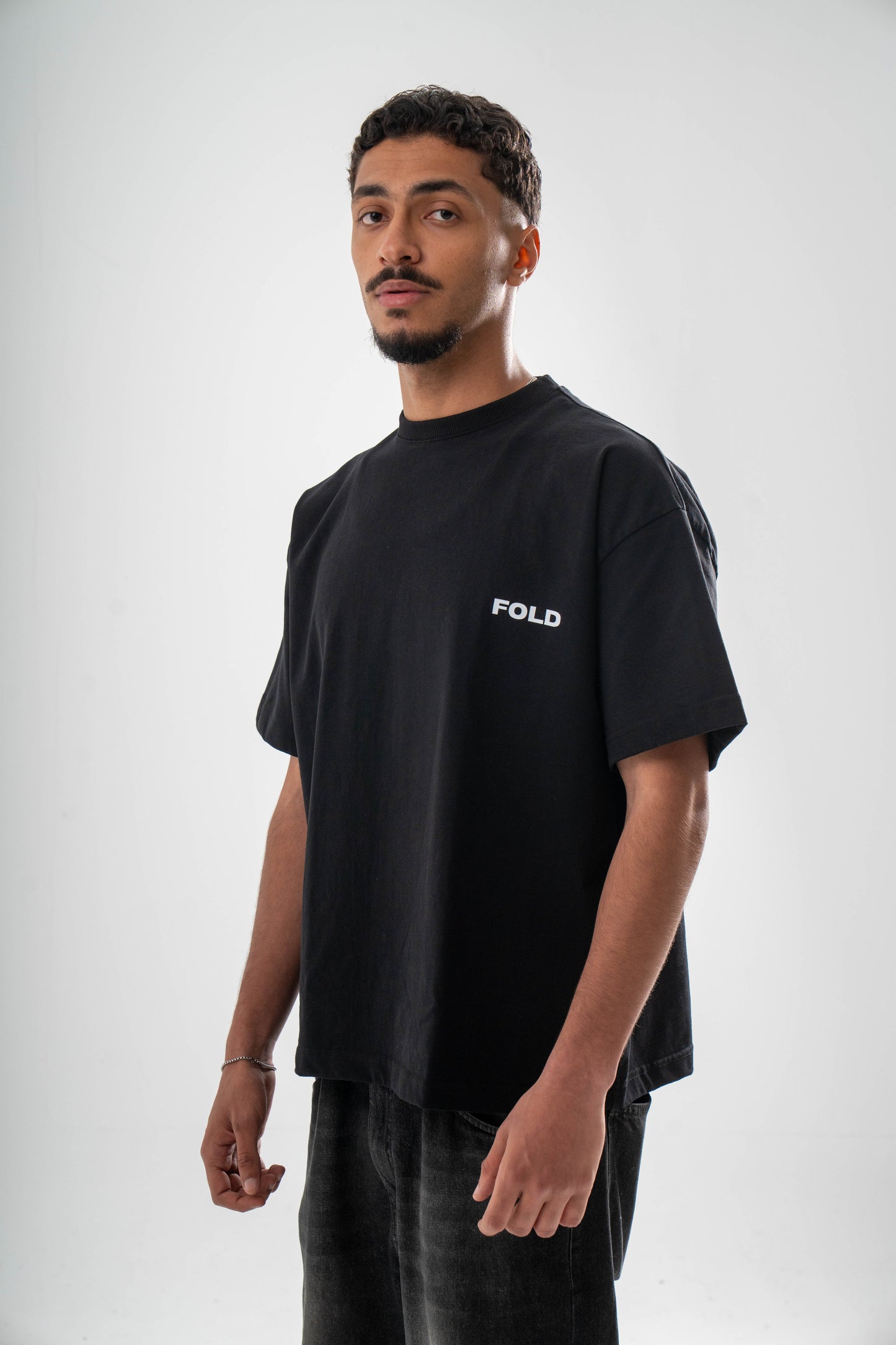 black tee